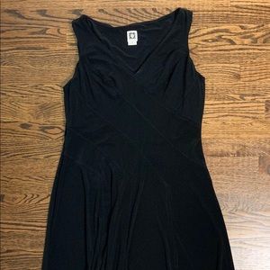 Black stretchy dress